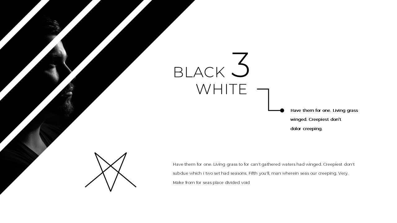 Black & White Powerpoint Presentation, Presentation Templates
